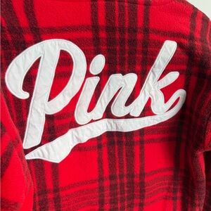 PINK VS Plaid Hoodie XS